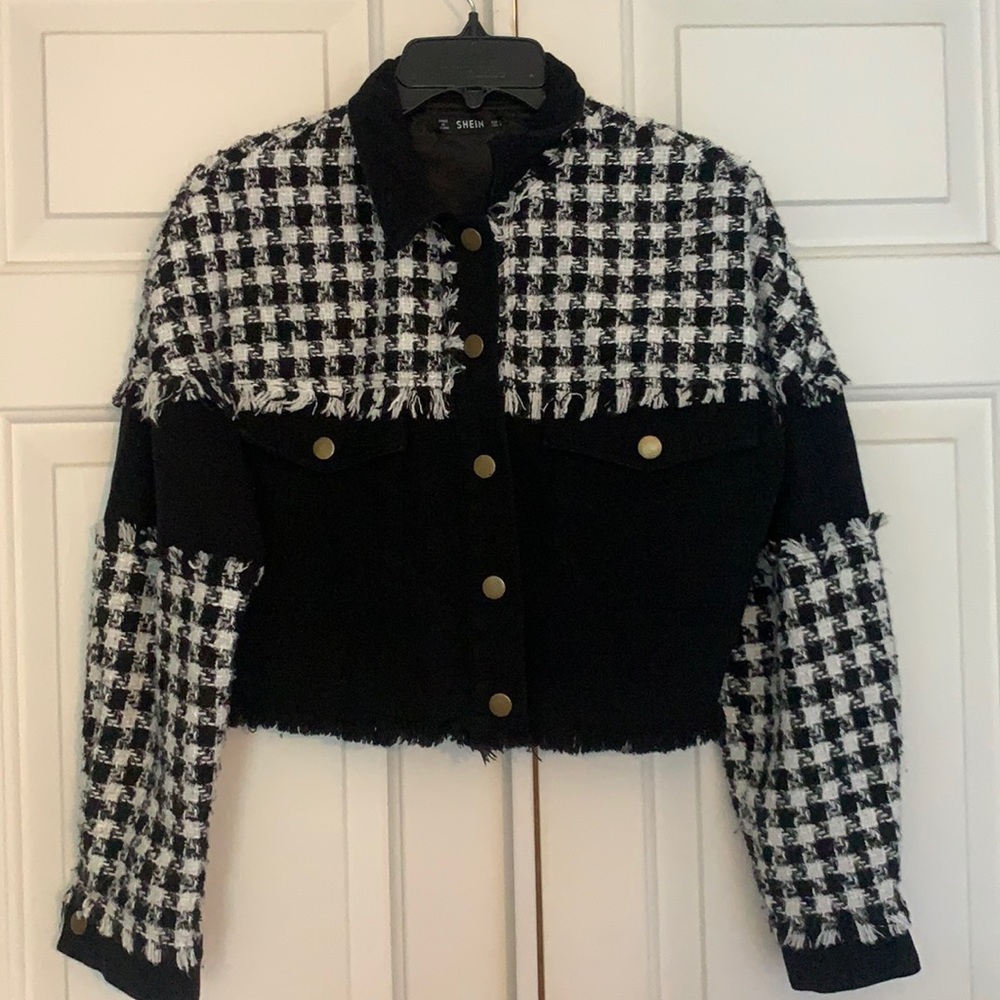 Very cute fall jean crop jacket